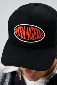 BLACK/RED Strangers Baseball Cap, image 4