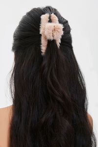 TAUPE Plush Claw Hair Clip, image 2
