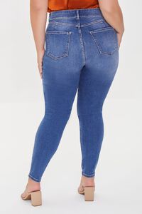 MEDIUM DENIM Plus Size Skinny Uplyfter Jeans, image 4