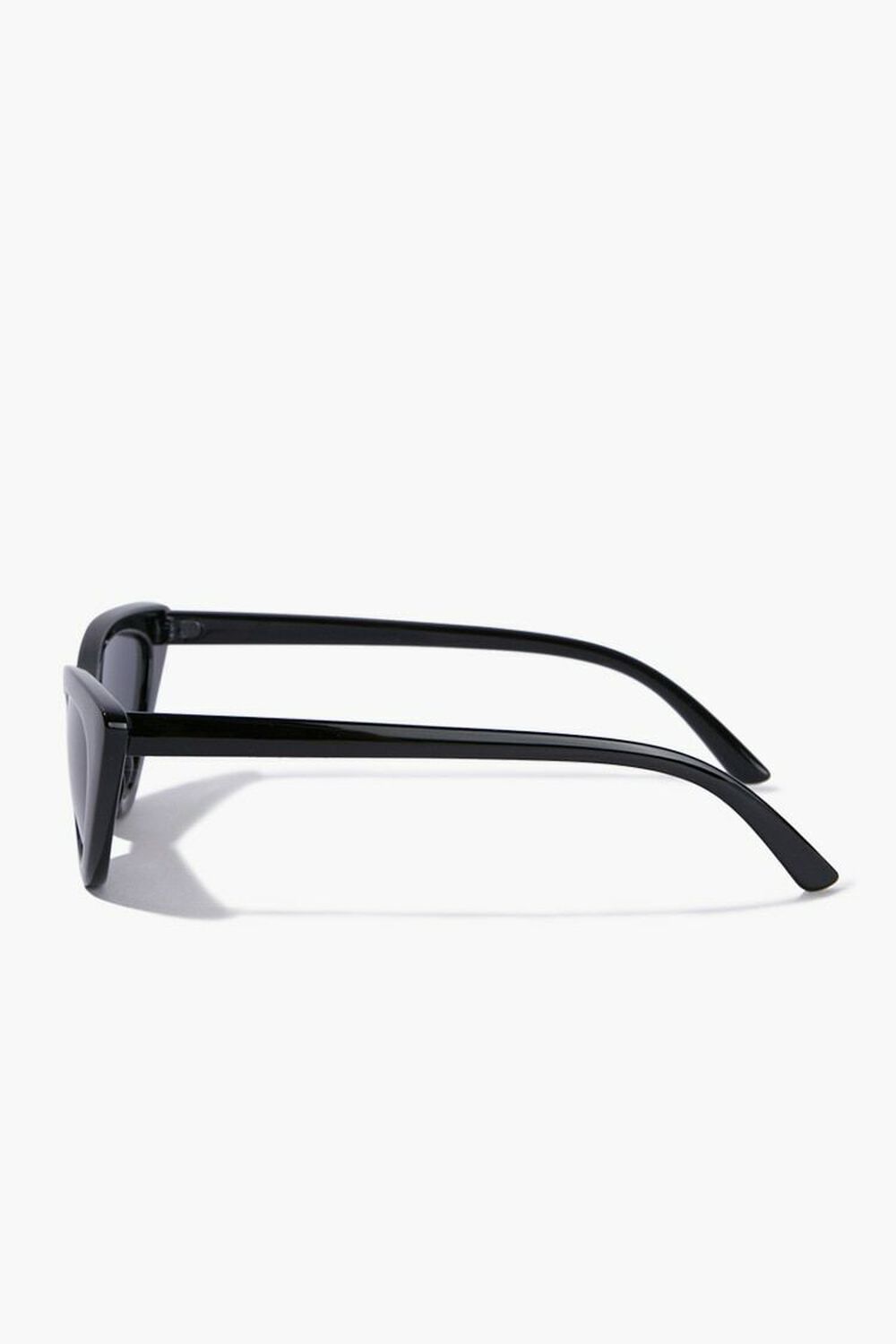 BLACK Skinny Cat-Eye Sunglasses, image 2