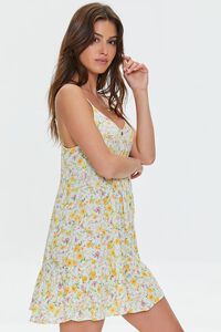 MINT/MULTI Ditsy Floral Print Cami Dress, image 2