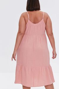 ROSE Plus Size Tiered Cami Dress, image 3