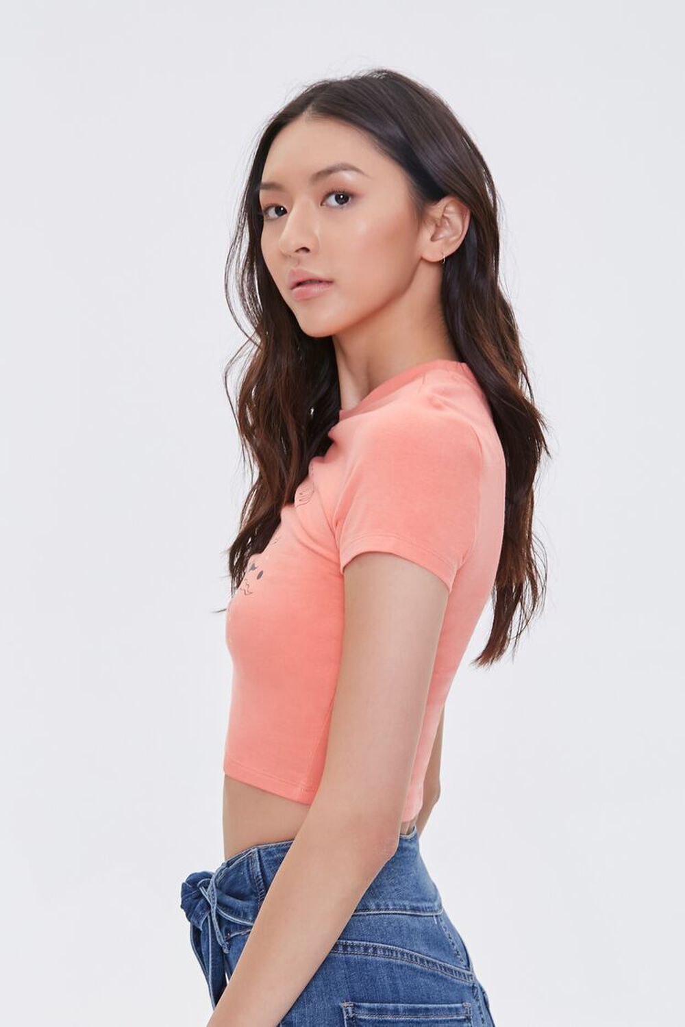 CORAL/MULTI Sun Child Cropped Tee, image 2