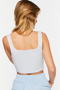 MISTY BLUE Cropped Tank Top, image 3