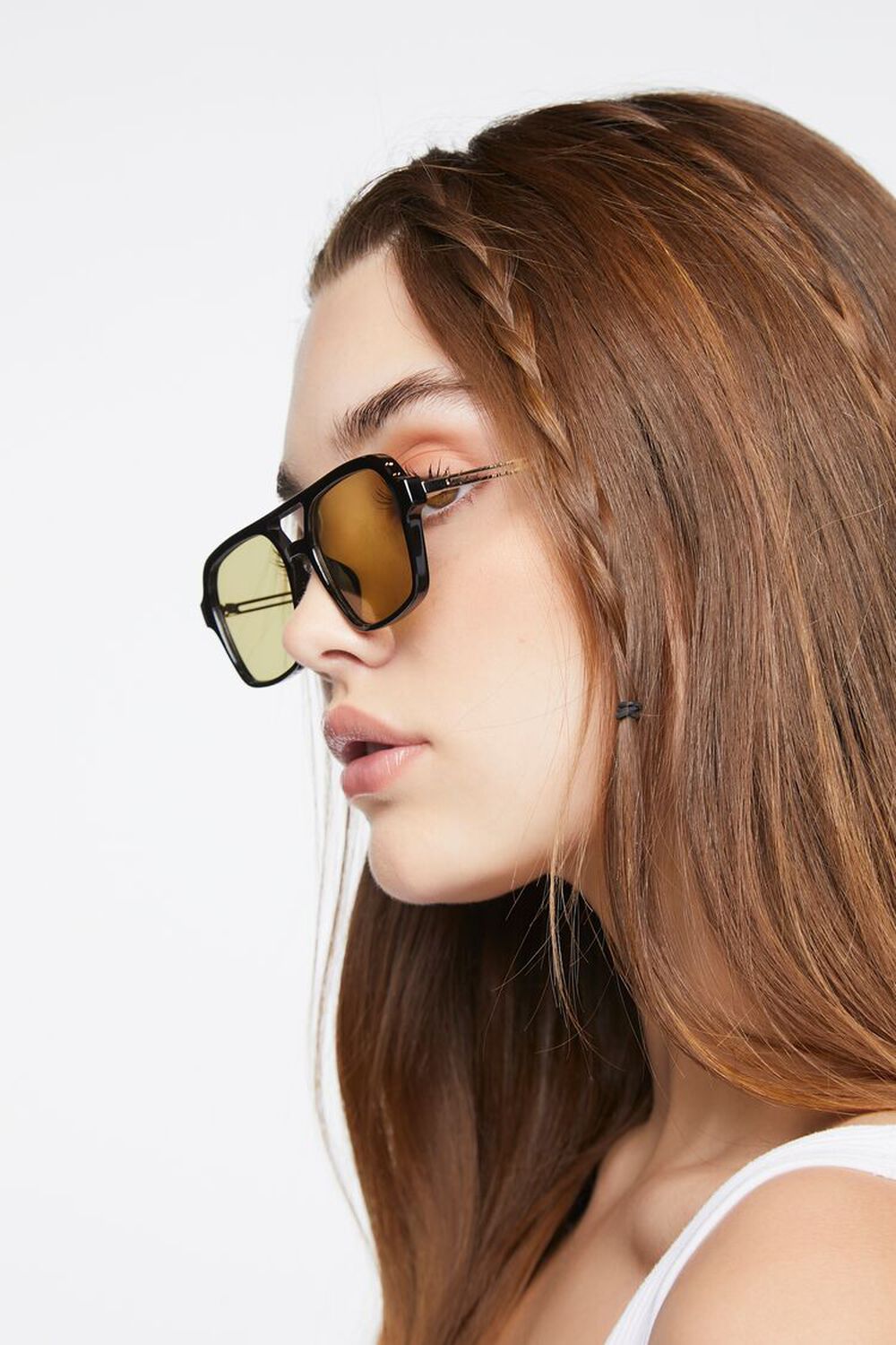 Tinted Aviator Sunglasses, image 3