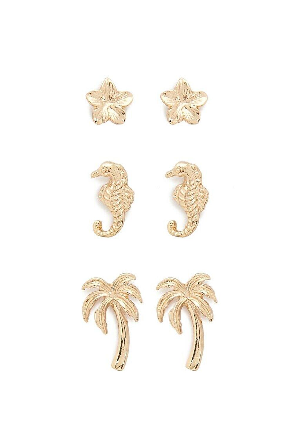 Tropical Stud Earrings Set, image 1