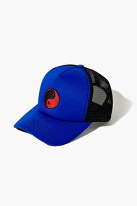 Embroidered Yin Yang Trucker Cap, image 2