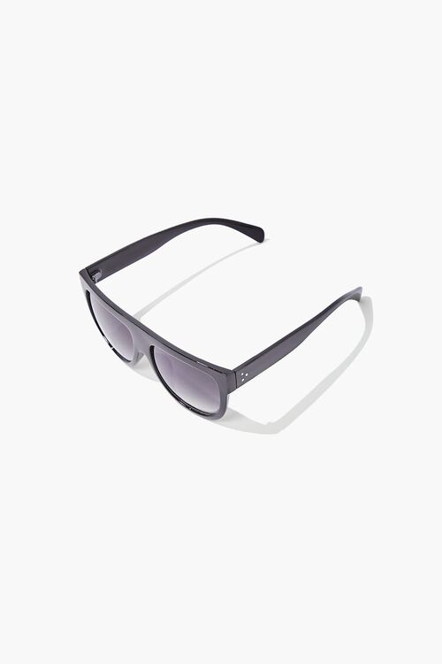 BLACK/BLACK Tinted Shield Sunglasses, image 5