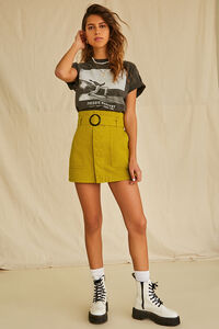 CITRON O-Ring Belt Mini Skirt, image 4