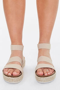 NUDE Espadrille Flatform Sandals, image 2