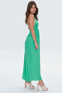 MEADOW Cutout Plunging Halter Maxi Dress, image 2