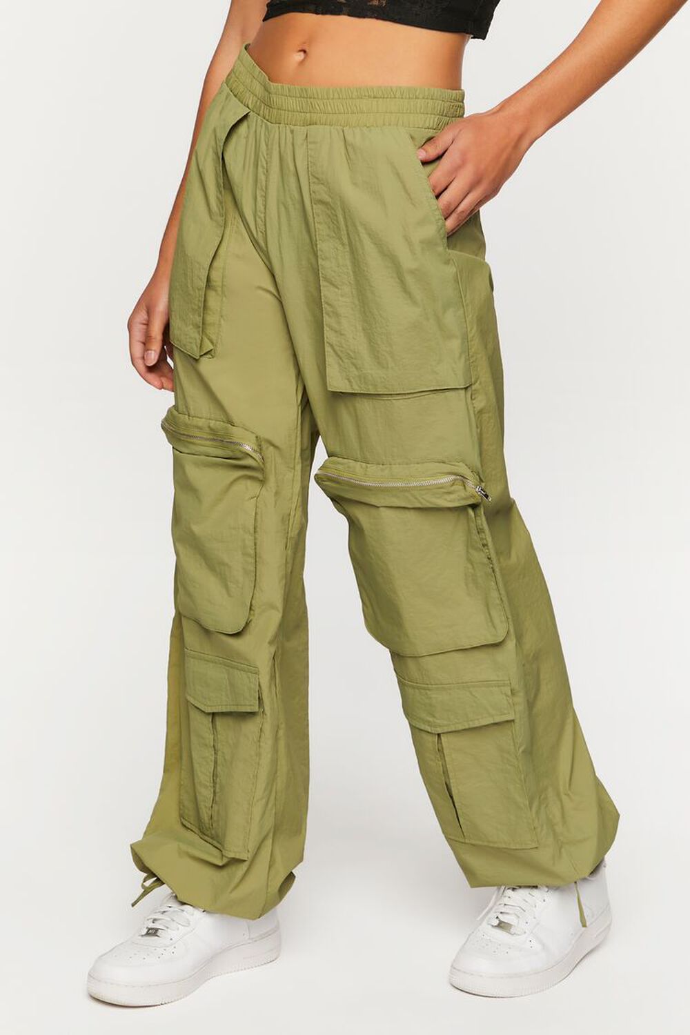 DISCIPBUSH Cargo Pants Women Baggy - Parachute Pants for - Import It All