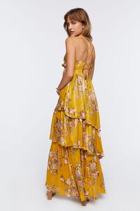 YELLOW/MULTI Floral Jacquard Maxi Dress, image 3