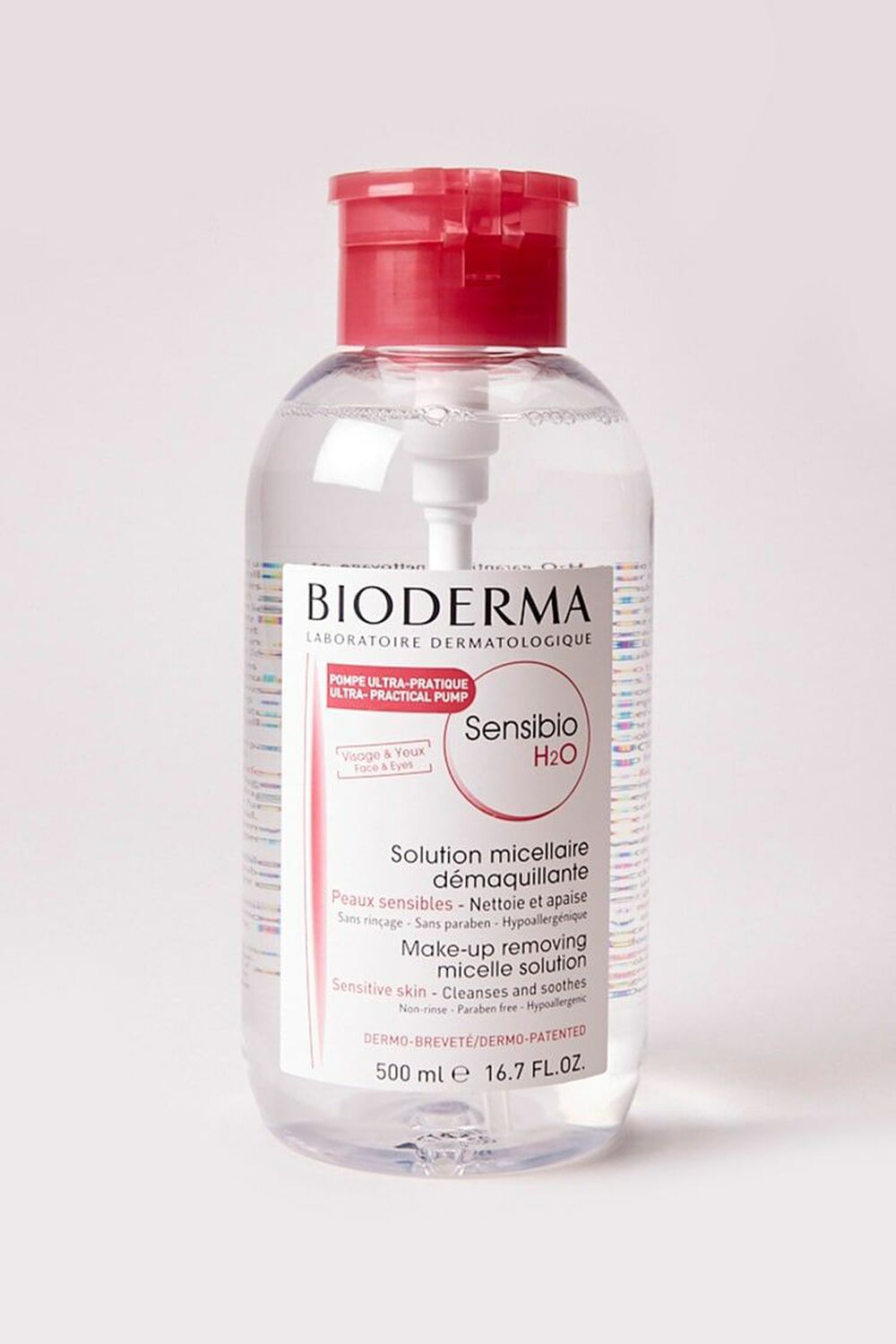 PINK Bioderma Sensibio H2O Make-up Removing Micelle Solution, image 1