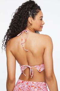 FIESTA/MULTI Floral Print Halter Bikini Top, image 3