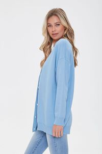 BLUE Drop-Sleeve Cardigan Sweater, image 2