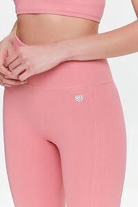 DUSTY PINK Active Seamless High-Rise Leggings, image 5