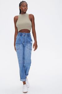 Paperbag Cuffed Jeans, image 5