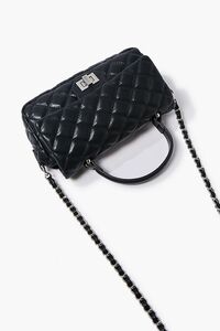 BLACK Quilted Crossbody Bag, image 4