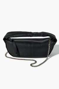 Faux Leather Baguette Bag, image 5