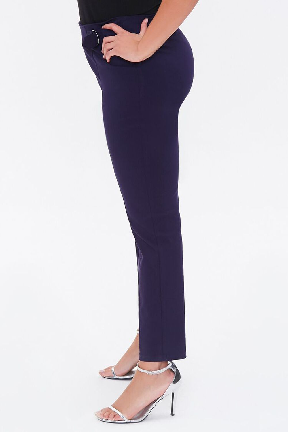 NAVY Plus Size Skinny Waist-Tab Ankle Pants, image 3