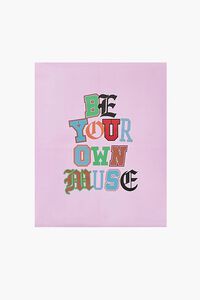 PINK/MULTI Be Your Own Muse Wall Poster, image 1