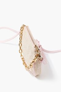 PINK/MULTI Basketwoven Shoulder Bag, image 2