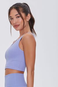 PERIWINKLE Seamless Ribbed Sports Bra, image 2