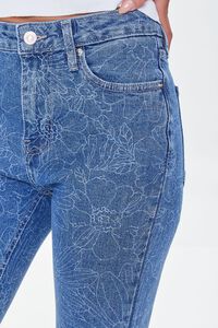 Floral Flare Jeans, image 5