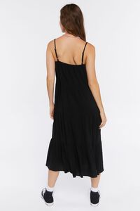 BLACK Midi Cami Shift Dress, image 3