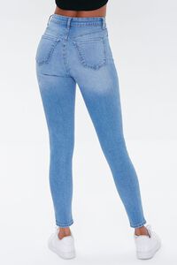 MEDIUM DENIM Mid-Rise Skinny Jeans, image 4