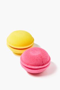MAGENTA/YELLOW Macaron Bath Sponge Set, image 1