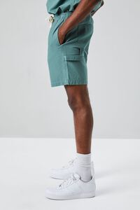 GREEN Pocket Drawstring Shorts, image 3