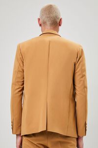 BROWN Notched Button-Front Blazer, image 3
