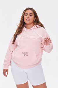 PINK/BROWN Plus Size Equality For All Hoodie, image 6