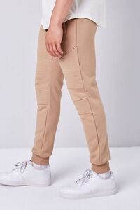 TAUPE French Terry Moto Joggers, image 3
