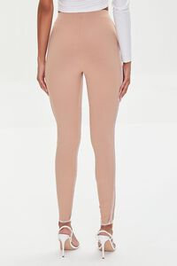 Contrast-Stitch Ribbed Leggings, image 4