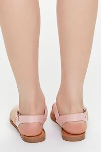 BLUSH Faux Leather Buckled Sandals, image 3