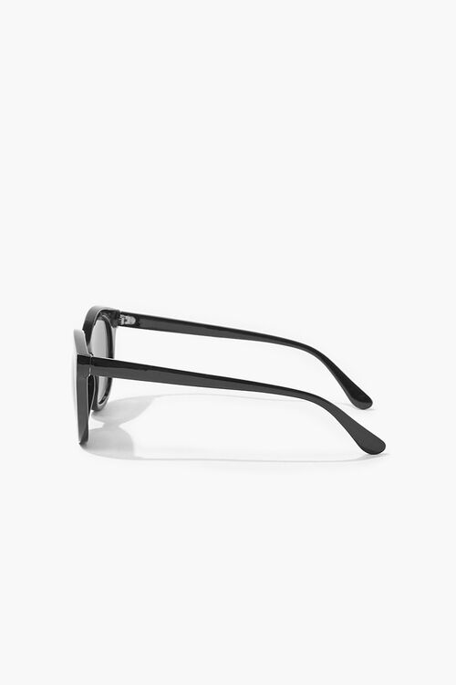 BLACK/BLACK Cat-Eye Sunglasses, image 3