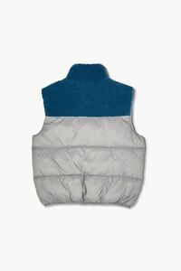 BLUE/MULTI Kids Puffer Vest (Girls + Boys), image 2
