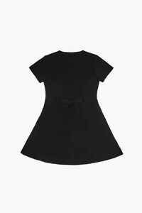BLACK Girls Crepe A-Line Dress (Kids), image 2