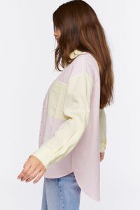 MIMOSA/PINK Colorblock Pinstriped Shirt, image 2