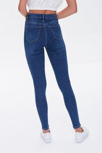 DARK DENIM Mid-Rise Skinny Jeans, image 4