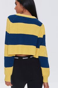 BLUE/YELLOW Striped Raglan Sweater, image 3