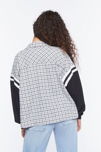 VANILLA/BLACK Reworked Plaid Combo Flannel Shirt, image 4
