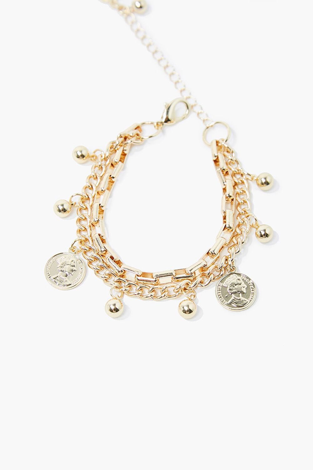 GOLD Upcycled Layered Charm Necklace, image 1