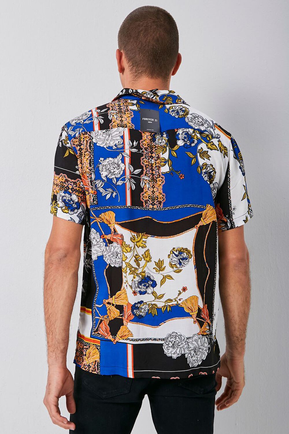 Ornate Patchwork Print Shirt