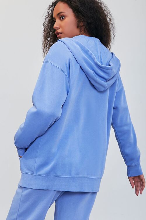 BLUE Pantone Zip-Up Hoodie, image 3