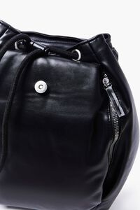 Faux Leather Backpack, image 3