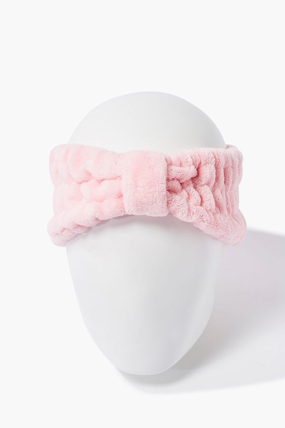 PINK Plush Bow Headwrap, image 1